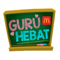 Teacher Guru Sticker by McDonaldsMY