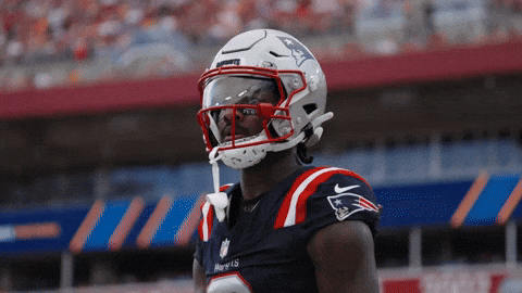 Stefon Diggs Nod GIF by New England Patriots