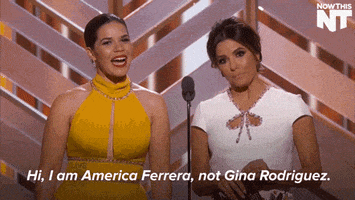 awkward golden globes GIF by NowThis 