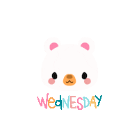 Wednesday Morning Bear Sticker