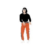 Creepin Who Dis Sticker by CULTR