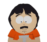 Reading Staring Sticker by South Park