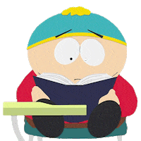 Bored Eric Cartman Sticker by South Park