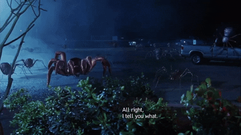 Run Away Eight Legged Freaks GIF