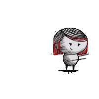 Run Away Sticker