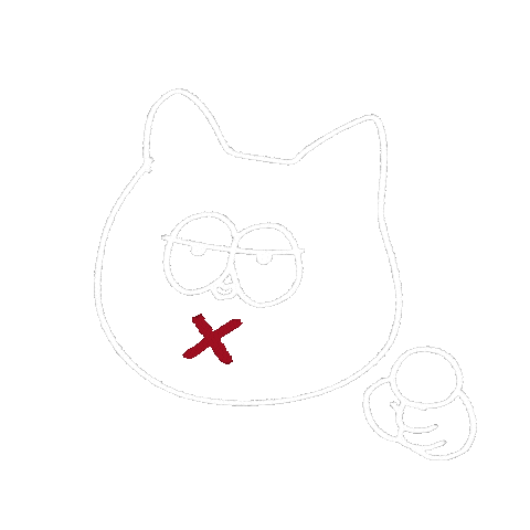 Angry Cat Sticker