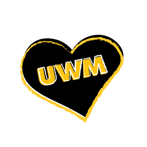 heart love Sticker by UW-Milwaukee