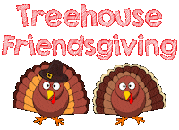 annaandjackstreehouse thanksgiving children child friendsgiving Sticker