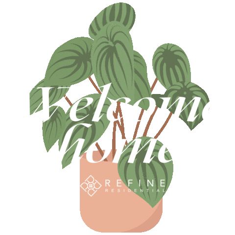refineresidential giphyupload home plant sold Sticker