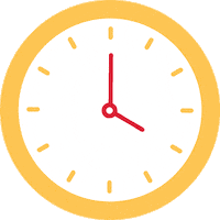 24 Hours Clock Sticker by Iowa State University Foundation