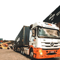 GrupoGelog truck loading container conteiner Sticker