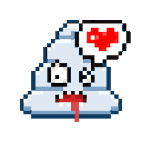 Art Shitting Sticker by Poopies.io