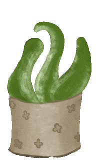 Plant Cactus Sticker by yvoscholz