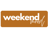 Mood Weekend Sticker by Lucie Camfrlová
