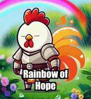 Rainbow Rain GIF by Zorooster