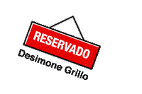 Desimone-Grillo reserved propiedad grillo reservado Sticker