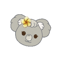 thunofficial love heart red flower Sticker