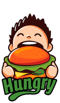 Mad Take Away Sticker by Hungry.dk