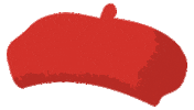 thisisjokang christmas hat 크리스마스 beret Sticker
