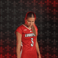 Volleyball Go Cards GIF by Louisville Cardinals