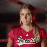 Volleyball Go Cards GIF by Louisville Cardinals