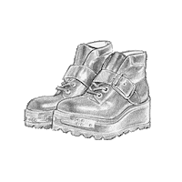 fashion illustration STICKER by TS_Abe