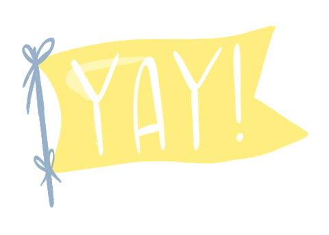 Hooray Sticker by Simplified