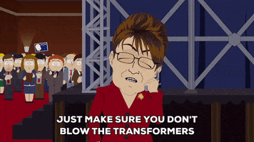 sarah palin transformers GIF by South Park 