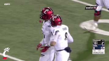 cincinnati bearcats celebration GIF by University of Cincinnati Athletics