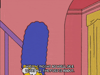 Interested Season 17 GIF by The Simpsons