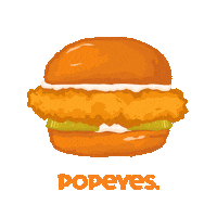 Hungry Make It Rain Sticker by Popeyes Chicken