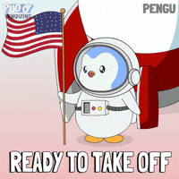 Lets Go Space GIF by Pudgy Penguins