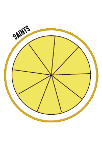 Orange Juice Sticker by Saints Madison Juice Co.