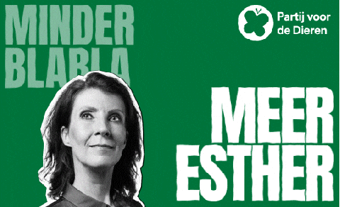 Esther Blabla GIF by Partij voor de Dieren