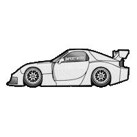 Cars Silhouette Sticker by ImportWorx