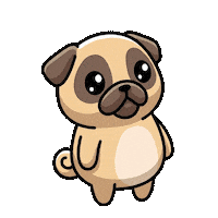 Dog Pray Sticker by Pugs