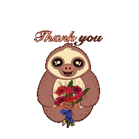 Sloth 감사 Sticker