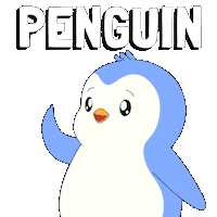 Penguin Huddle Sticker by Pudgy Penguins