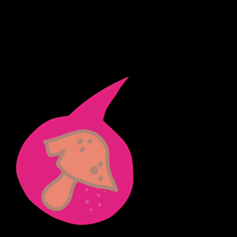 Glutenisfree giphyattribution mushroom speech GIF