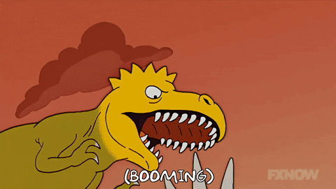 Episode 16 Dinosaur GIF by The Simpsons