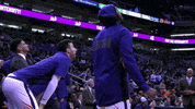 Lets Go Reaction GIF by NBA