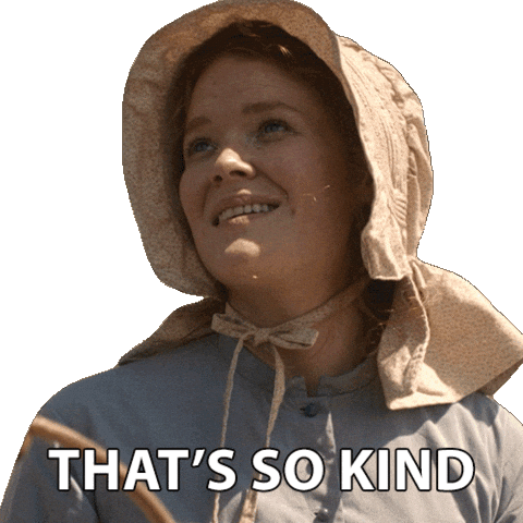 That Is So Sweet Of You Little House On The Prairie Sticker by NETFLIX