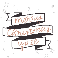 Merry Christmas Snow Sticker