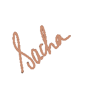 HoonahCM pink name sacha sachou Sticker