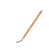 Dearkatestudios writing pencil laurengrayson dearkate Sticker