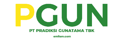Pgun Pt Pradiksi Gunatama Tbk Sticker by emiten.com