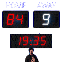 9 Away Sticker