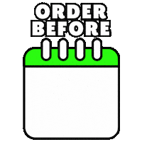 Deadline Place Order Sticker by Nooch.Earth