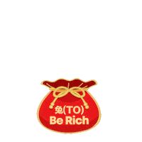 flymyairline rabbit chinese new year airline myairline Sticker