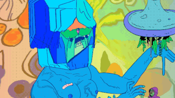 sci-fi animation GIF by Sub Pop Records